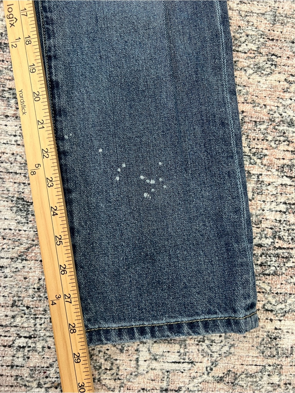 Cabi Boyfriend Jeans Womens Size 2 Distressed Denim 100% Cotton - Picture 8 of 13